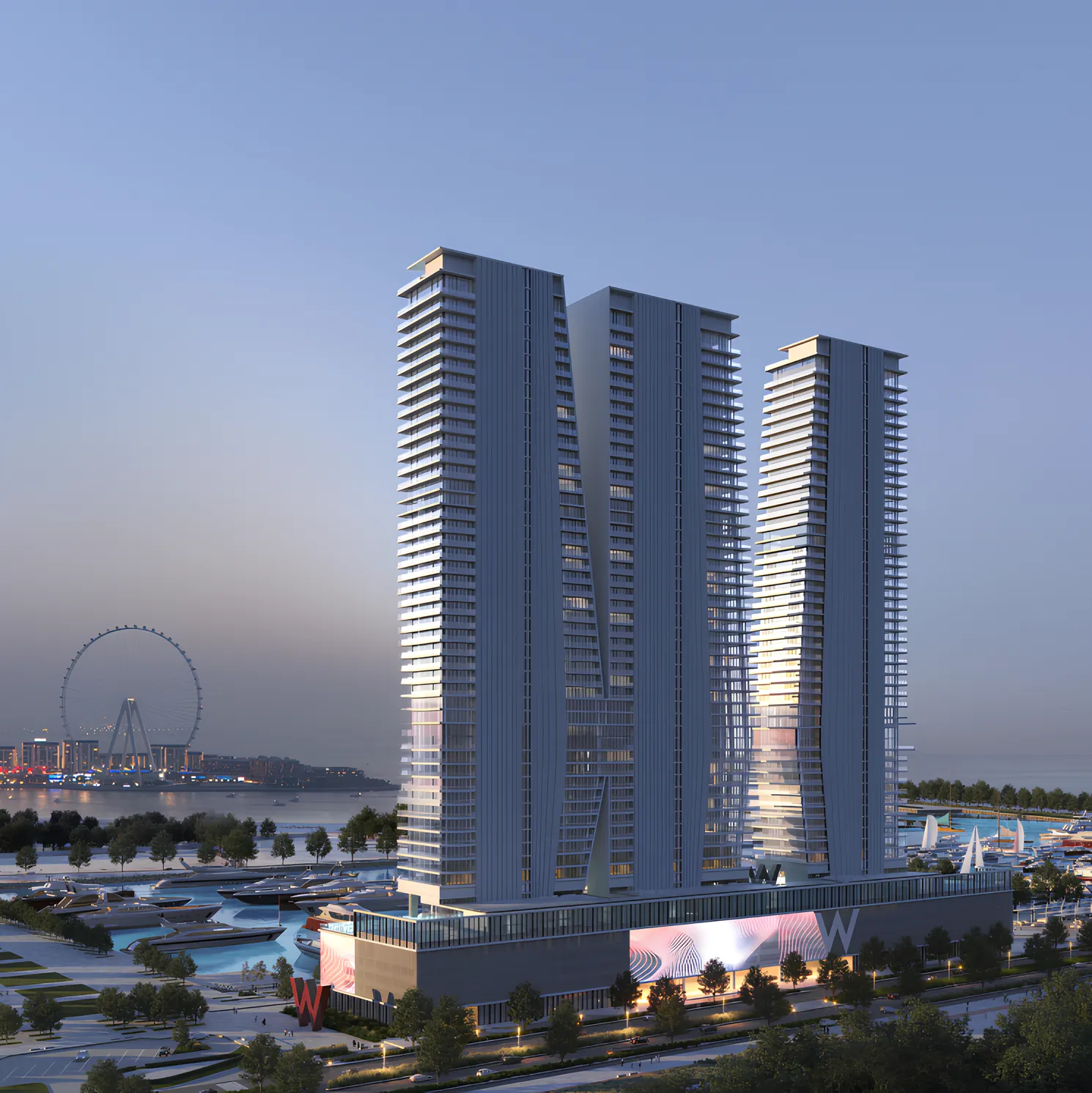 W Residences at Dubai Harbour Tower 1