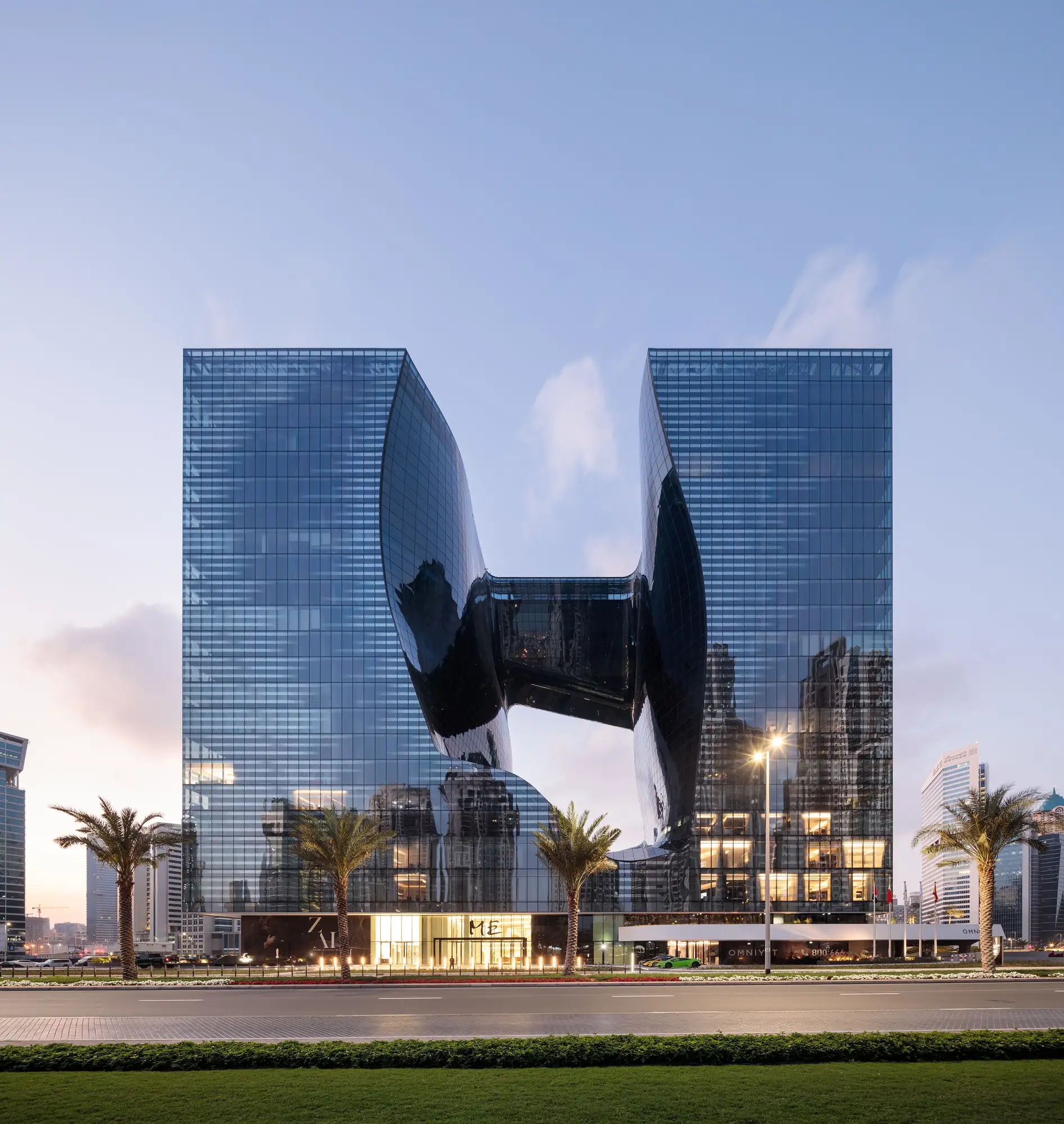 The Opus designed by Zaha Hadid